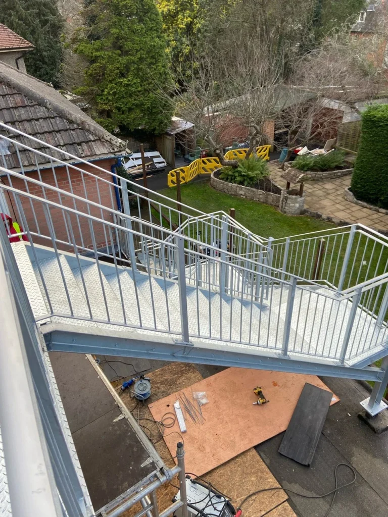 Fire Escape Stairs Salisbury | Lancers Welding Projects