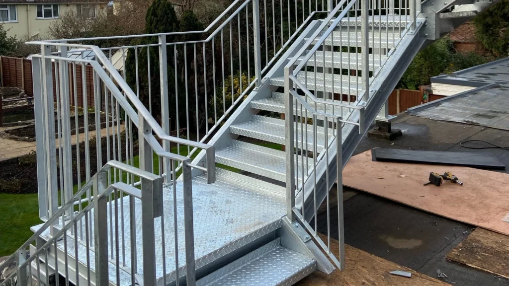 Fire Escape Stairs Southampton | Lancers Welding Projects