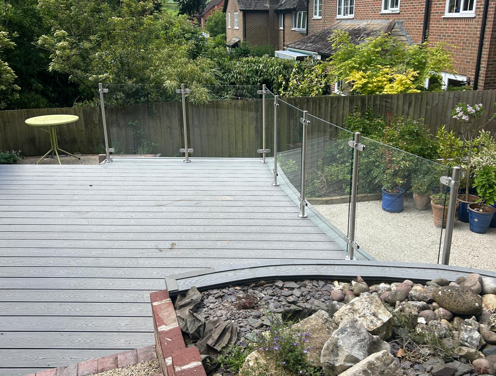 Custom stainless steel and glass balustrades Basingstoke by Lancers Welding
