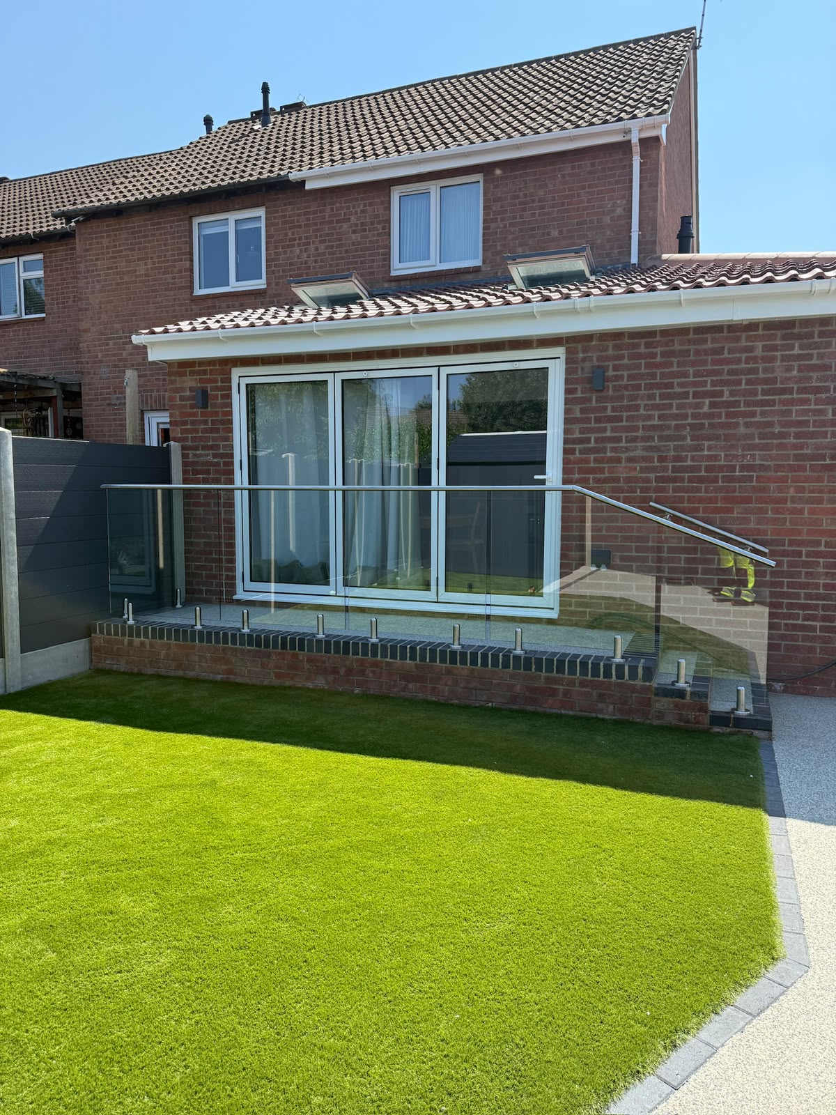 Glass balustrades in Weymouth, made to measure and installed by Lancers Welding. Stainless steel railings for balconies, decking and stairs. Get a free quote.